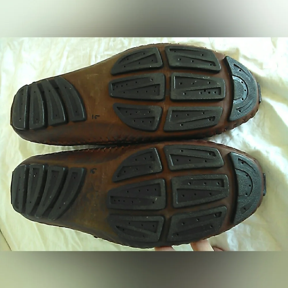PIKOLINOS Brown Two-Tone Leather Mary Jane Flats - Picture 4 of 6